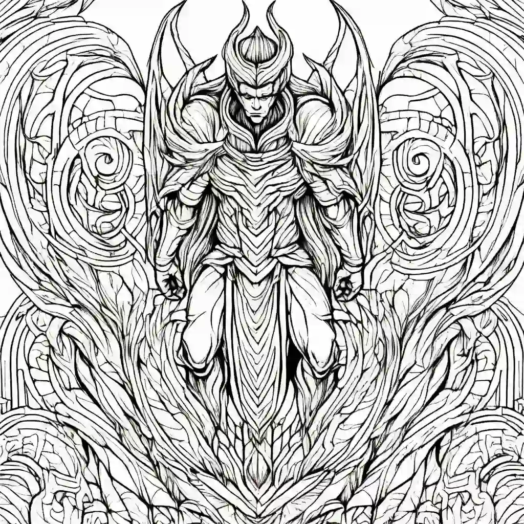 Thrill coloring pages
